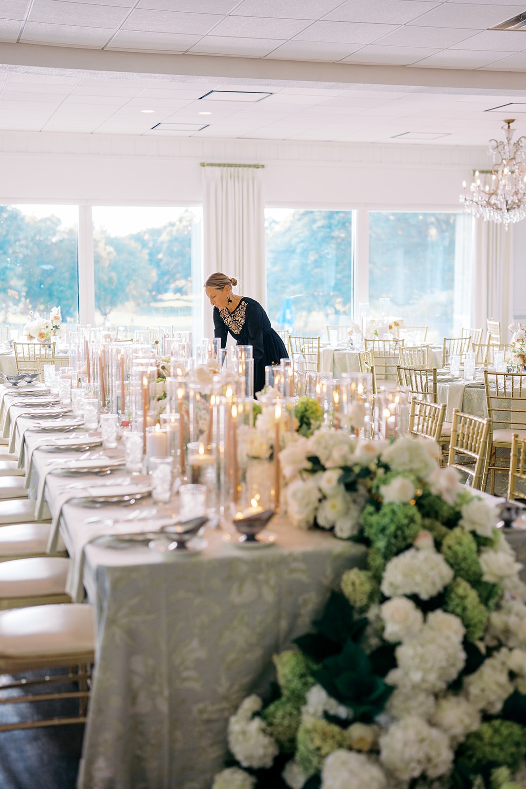 Bride and groom in a field | Cincinnati Wedding Planner